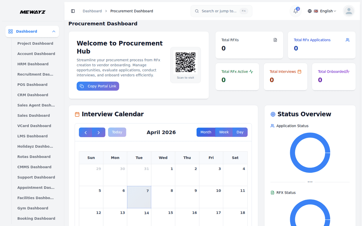 Mewayz Procurement & POs for construction
