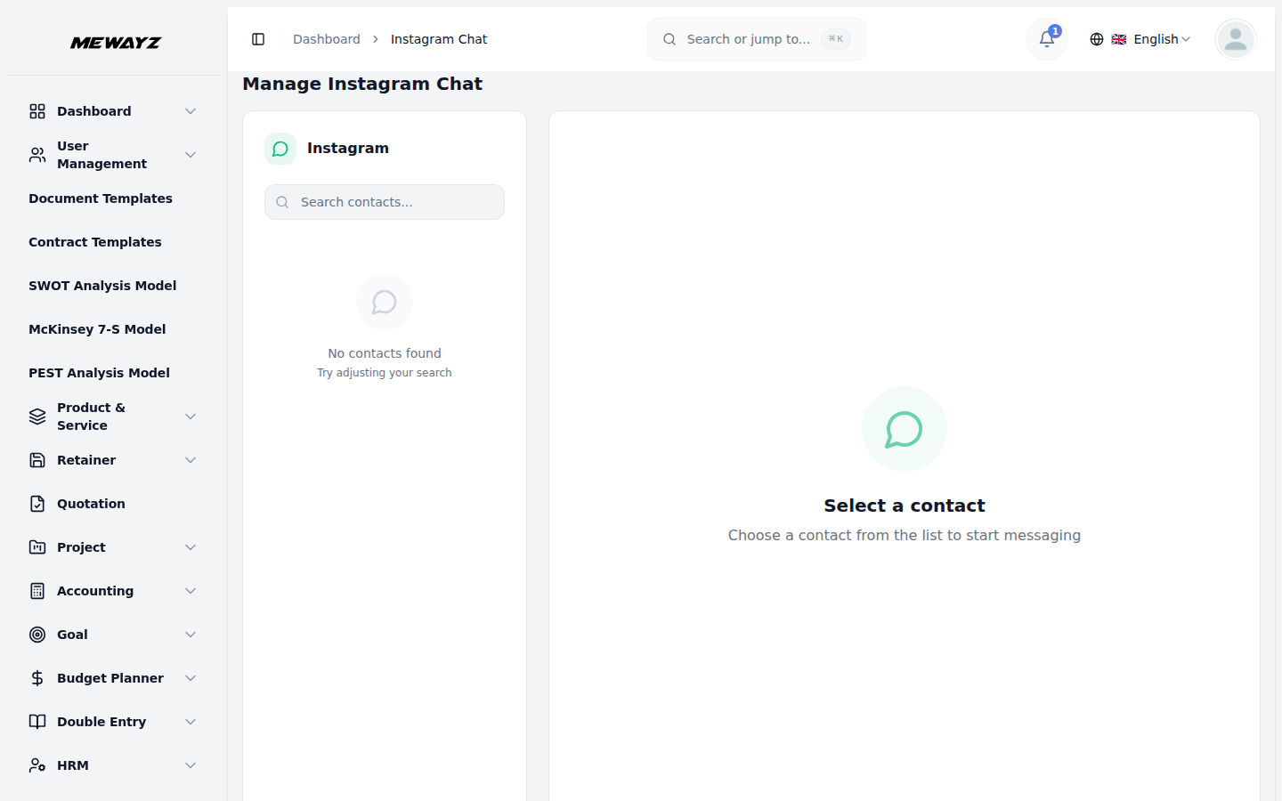 Instagram DMs Integration - Mewayz