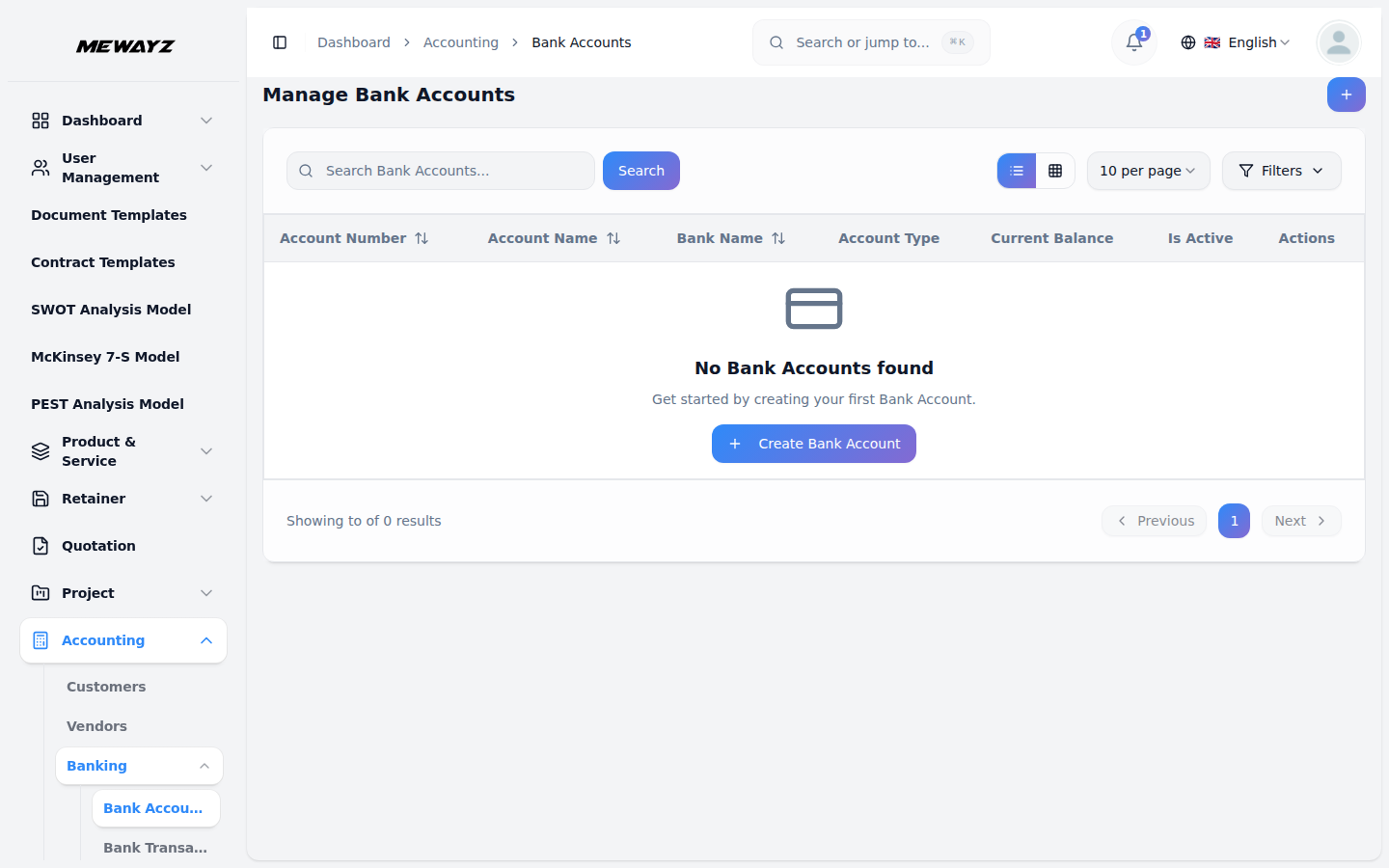 Bank Transfers - Mewayz